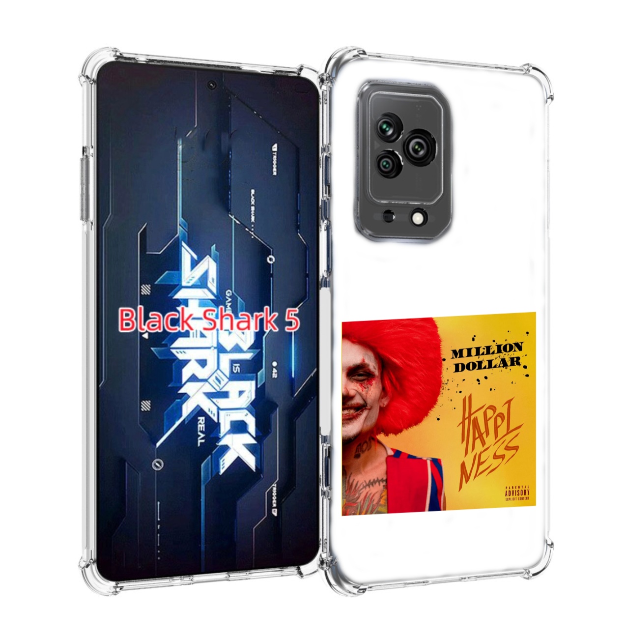

Чехол MyPads Million Dollar, Happiness Morgenshtern для Xiaomi Black Shark 5, Прозрачный, Tocco