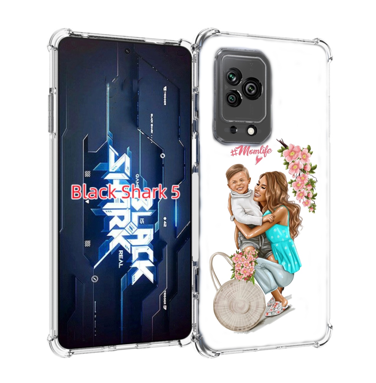 

Чехол MyPads Momlife для Xiaomi Black Shark 5, Прозрачный, Tocco