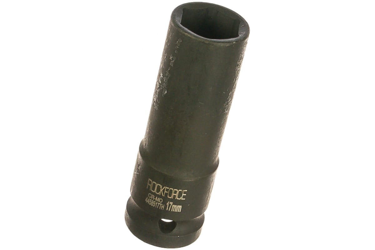

Головка торцевая 1/2" 17мм ударная высокая тонкостенная ROCKFORCE