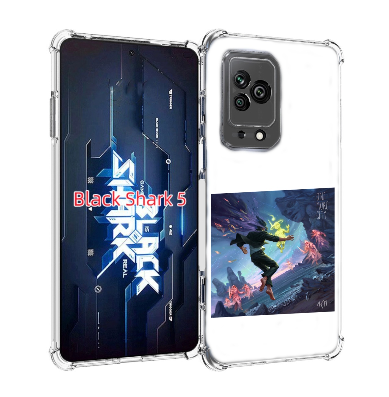 

Чехол MyPads One More City ЛСП для Xiaomi Black Shark 5, Прозрачный, Tocco