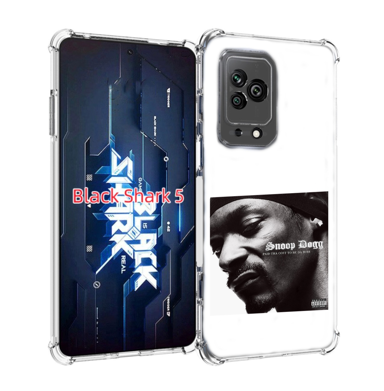 

Чехол Mypads Paid Tha Cost To Be Da Boss Для Xiaomi Black Shark 5, Прозрачный, Tocco