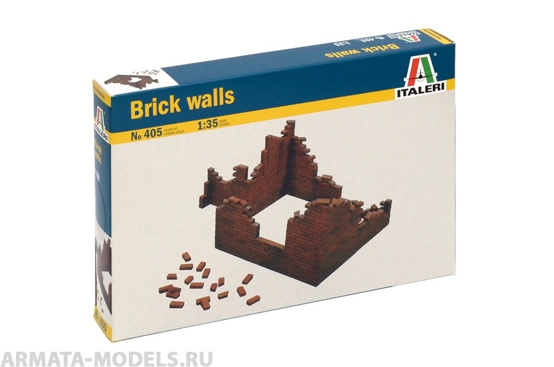 фото Набор фигурок 405ит аксессуары brick walls italeri