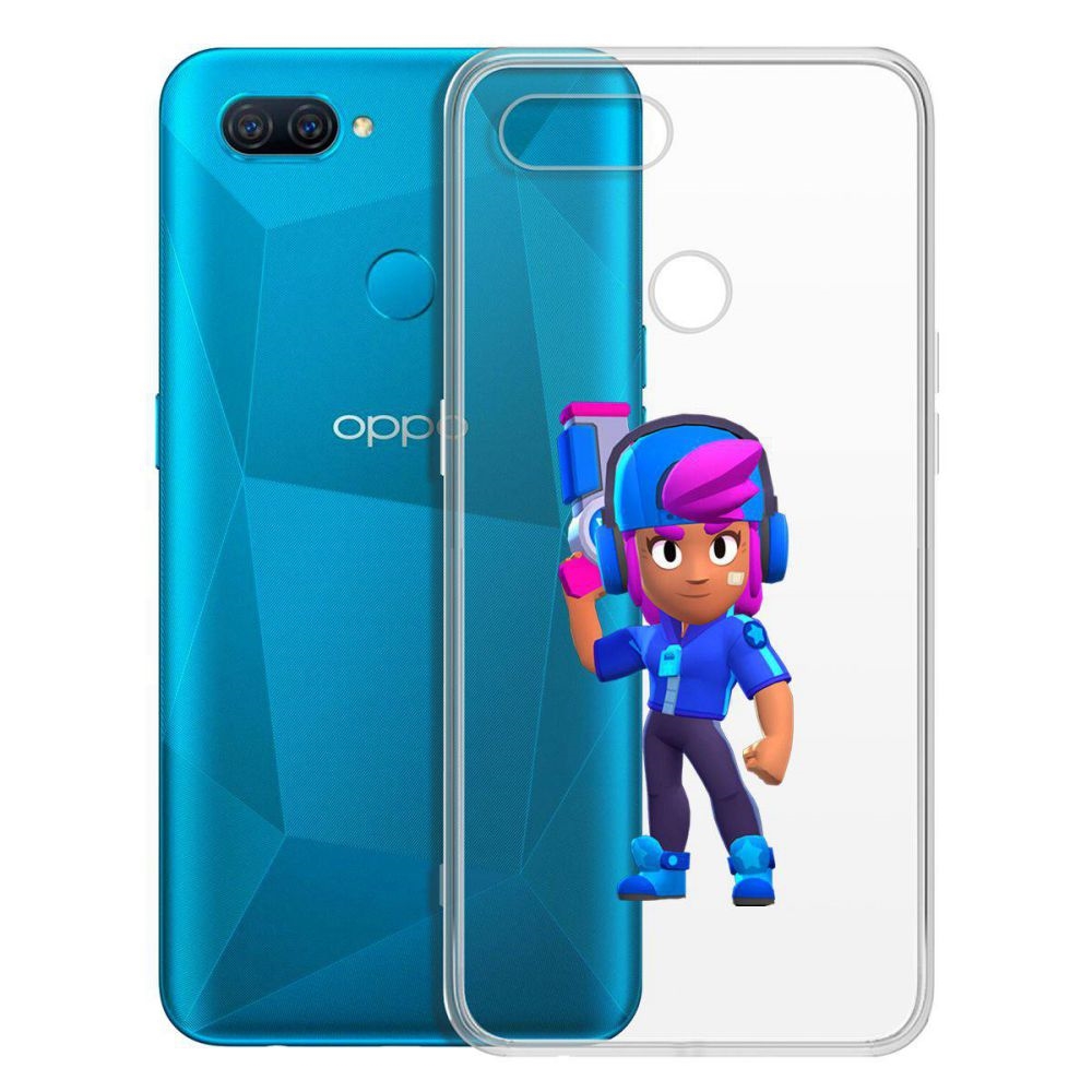 

Чехол-накладка Brawl Stars-Звёздная Шелли для Oppo A12/A11k/A7/A5s