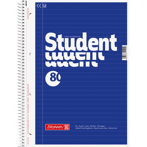 

Тетрадь Brunnen Student А4