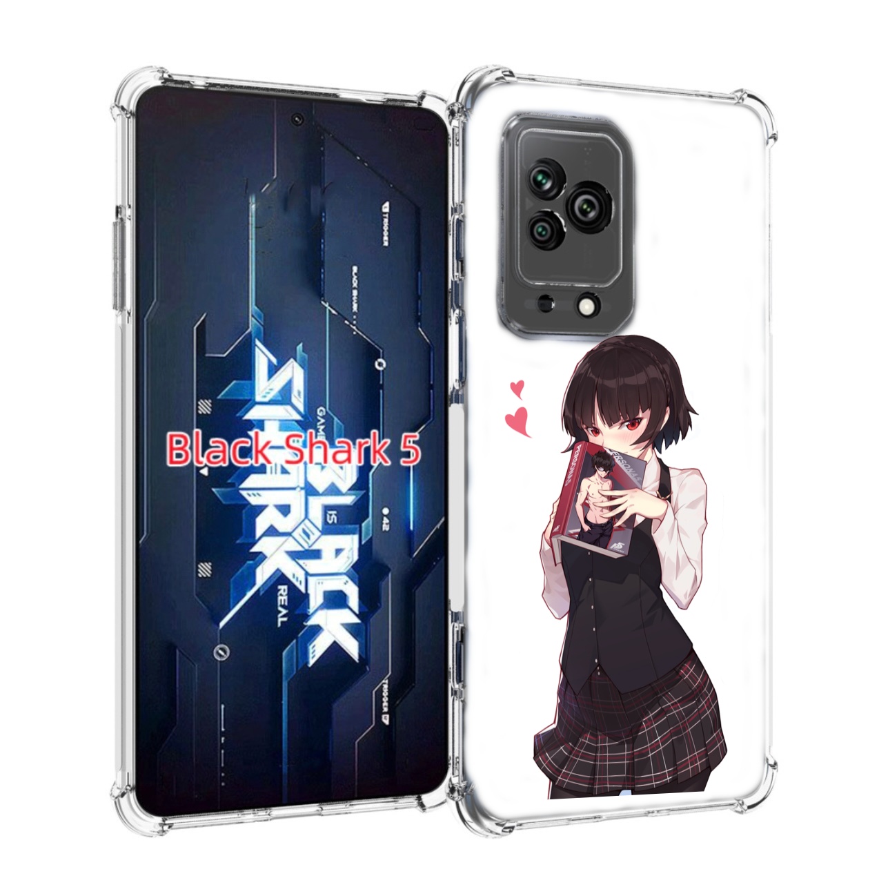 

Чехол MyPads Persona 5 - Makoto Niijima для Xiaomi Black Shark 5, Прозрачный, Tocco