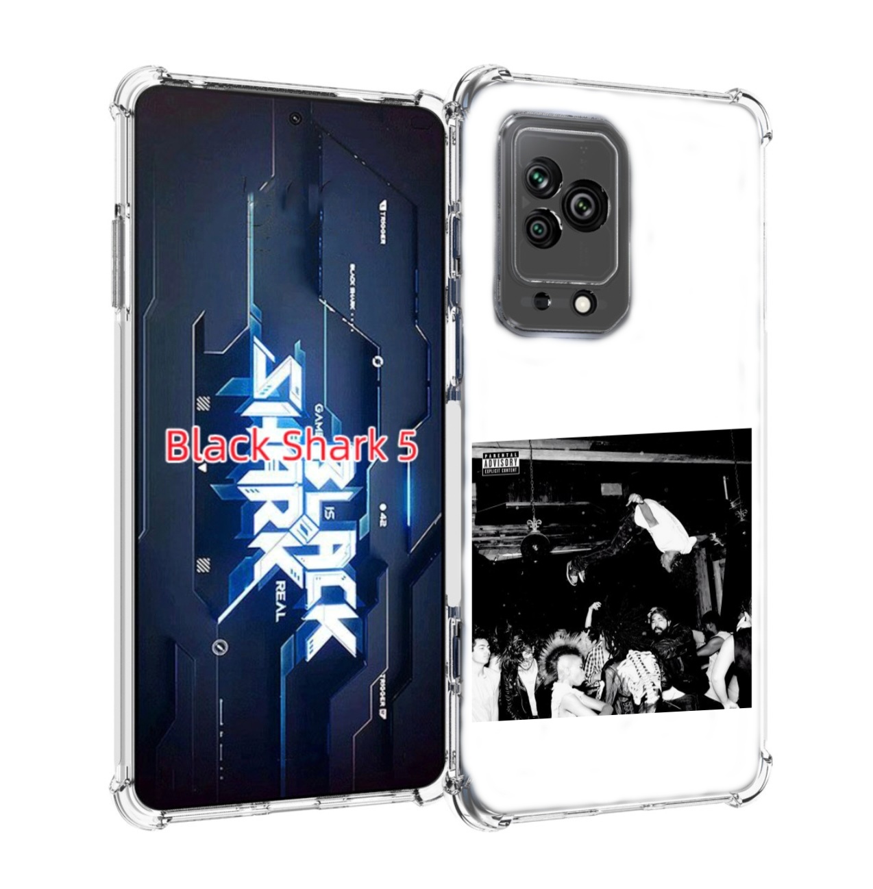 

Чехол MyPads Playboi Carti - Die Lit для Xiaomi Black Shark 5, Прозрачный, Tocco