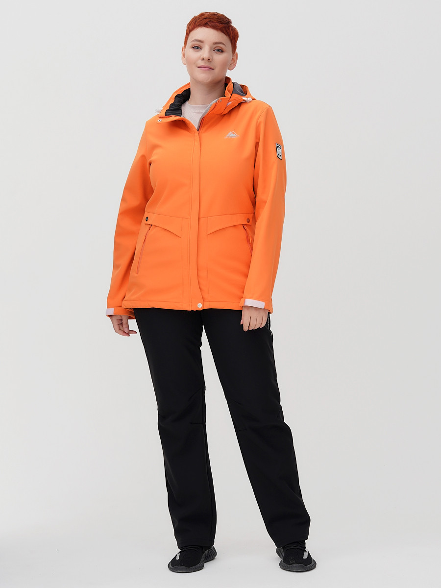 фото Спортивный костюм женский mtforce 02032-1 оранжевый 60 ru