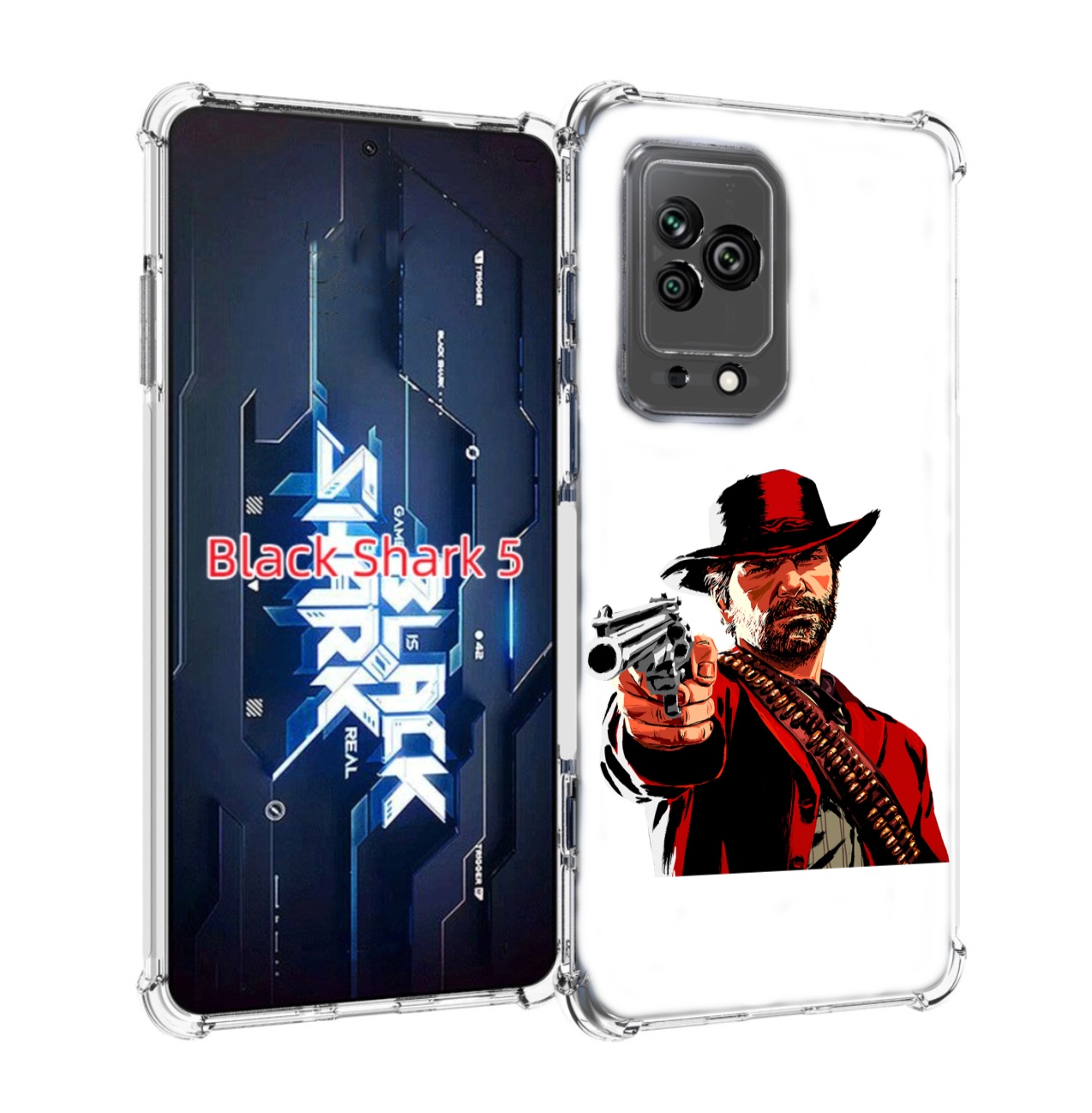 

Чехол MyPads Red-Dead-Redemption-2 для Xiaomi Black Shark 5, Прозрачный, Tocco