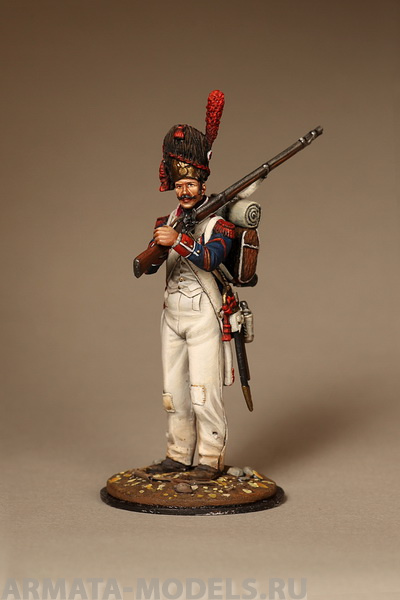 

5413SOGA French grenadier line infantry. Battle of Wagram. 1809.