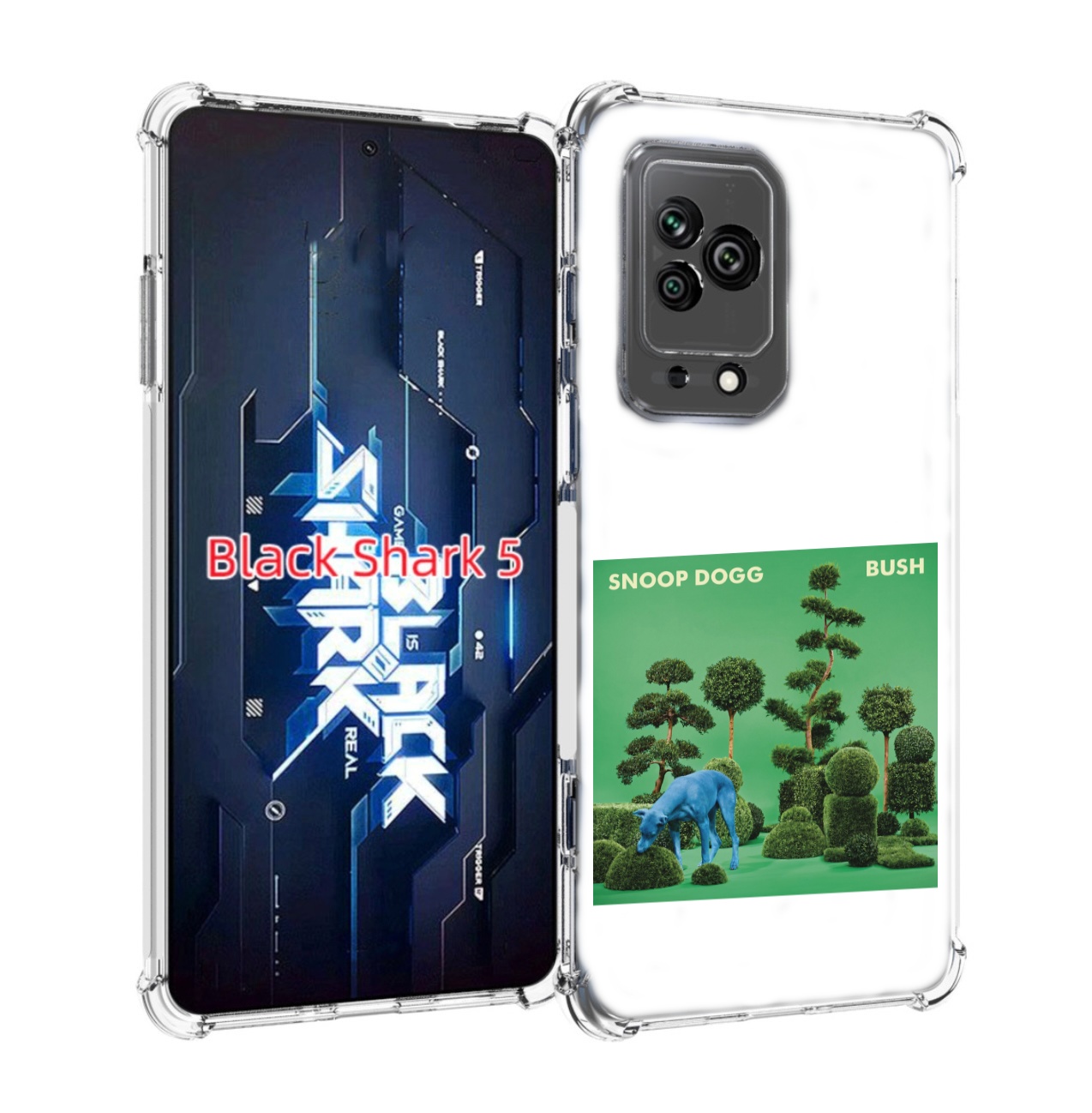 

Чехол MyPads Snoop Dogg BUSH для Xiaomi Black Shark 5, Прозрачный, Tocco