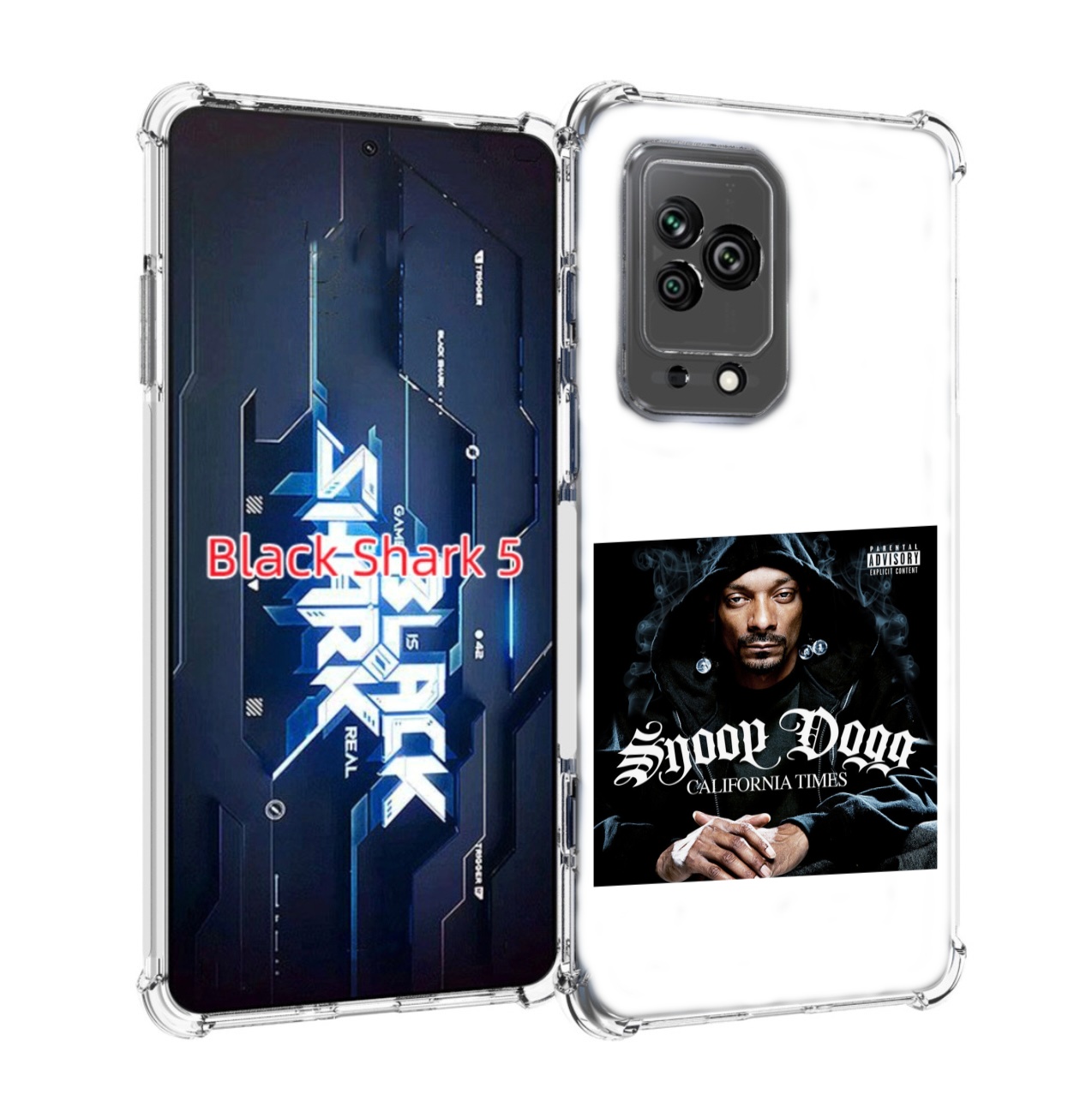 

Чехол MyPads Snoop Dogg CALIFORNIA TIMES для Xiaomi Black Shark 5, Прозрачный, Tocco