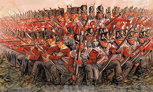 фото 6095ит солдатики napoleonic wars - british infantry 1815 italeri