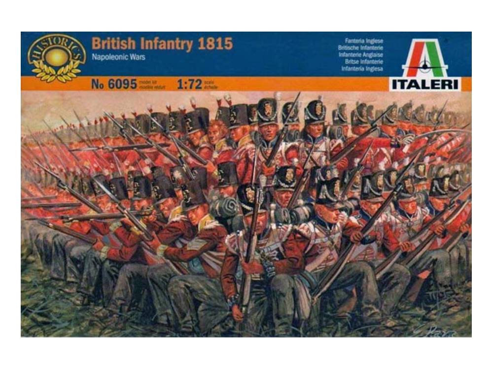 6095ИТ Солдатики NAPOLEONIC WARS - BRITISH INFANTRY 1815