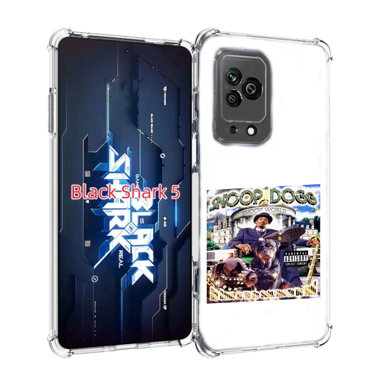 

Чехол MyPads Snoop Dogg DA GAME IS TO BE SOLD, NOT TO BE TOLD для Xiaomi Black Shark 5, Прозрачный, Tocco