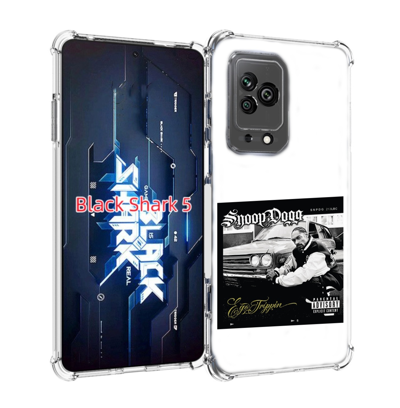 

Чехол Mypads Snoop Dogg Ego Trippin’ Для Xiaomi Black Shark 5, Прозрачный, Tocco