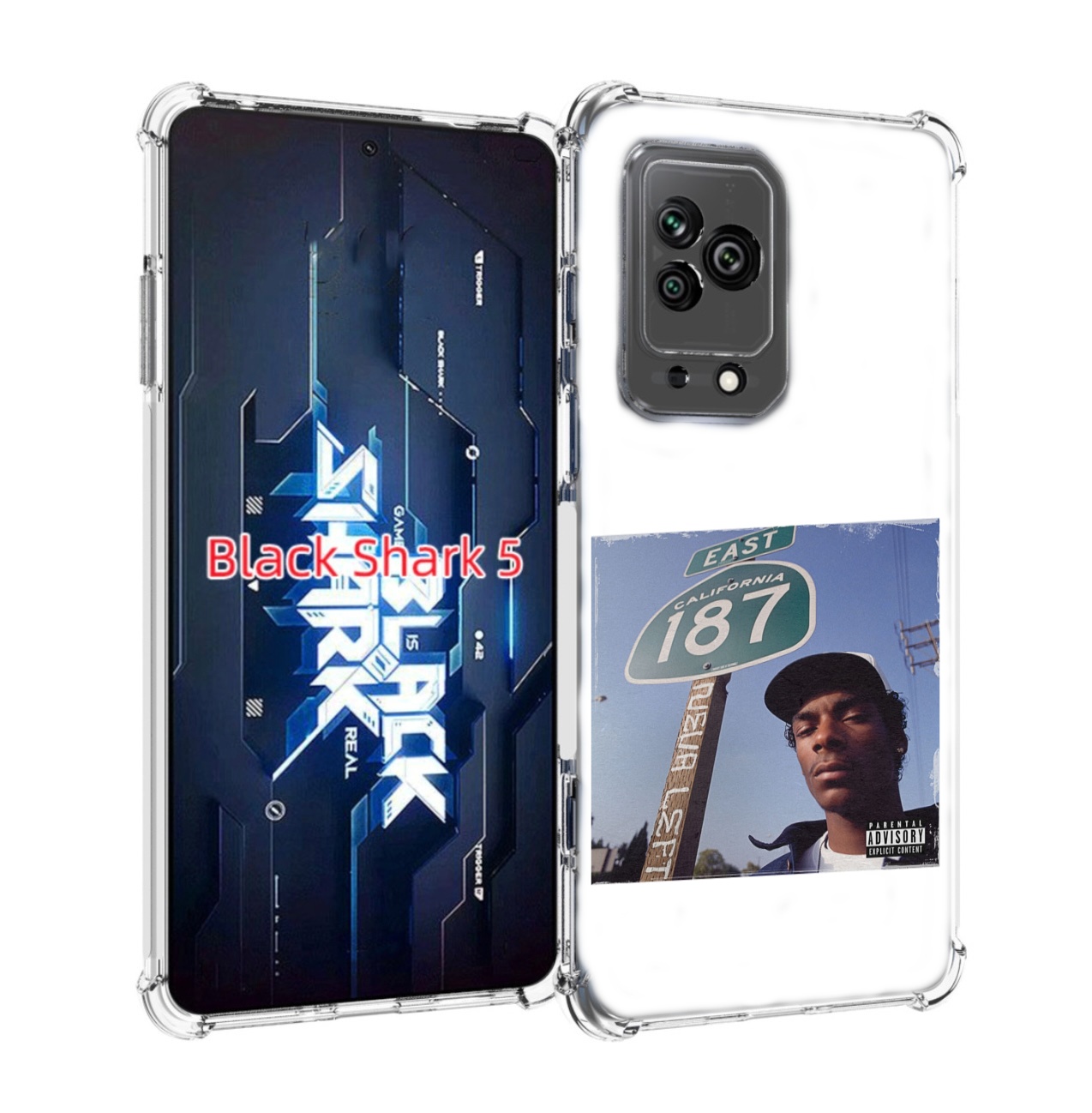 

Чехол MyPads Snoop Dogg NEVA LEFT для Xiaomi Black Shark 5, Прозрачный, Tocco
