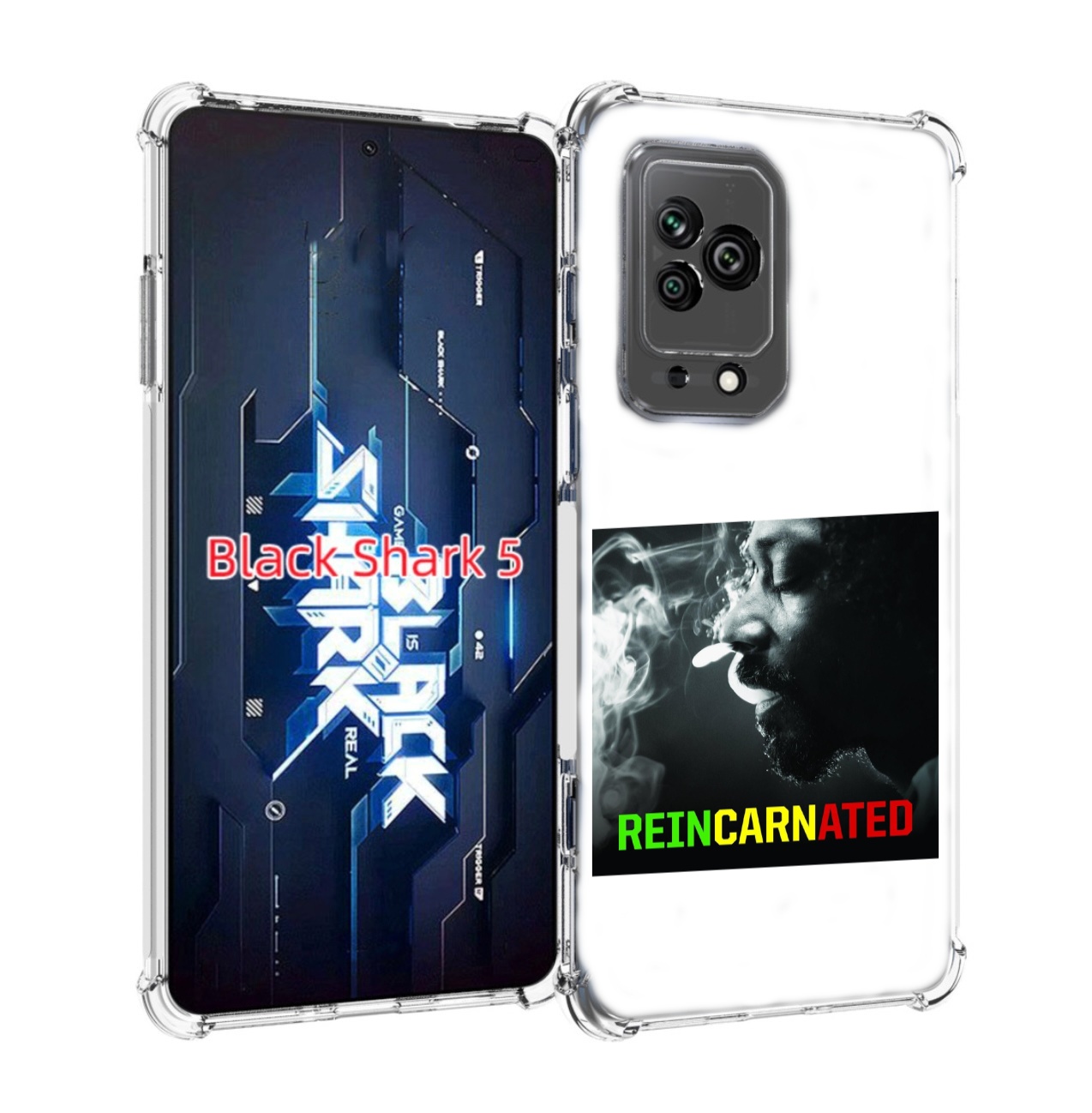 

Чехол Mypads Snoop Dogg Reincarnated Для Xiaomi Black Shark 5, Прозрачный, Tocco