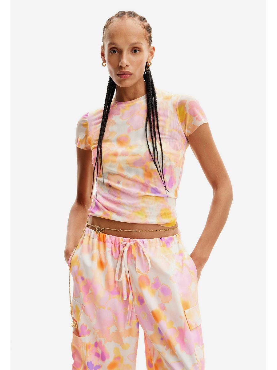 

Футболка женская Desigual DE121D138 красная XS, Красный, DE121D138