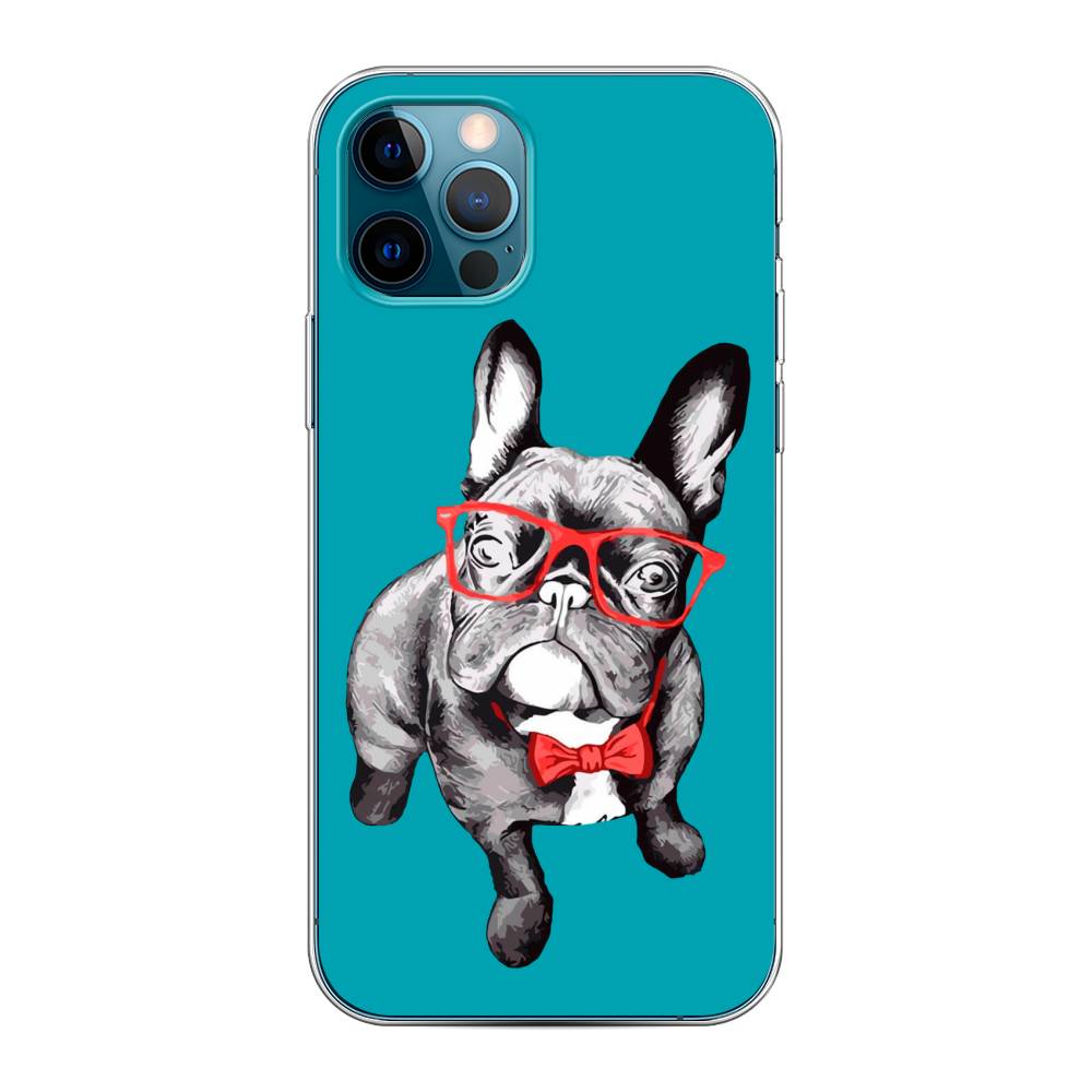 

Чехол на Apple iPhone 12 "Французский бульдог", 12850-1