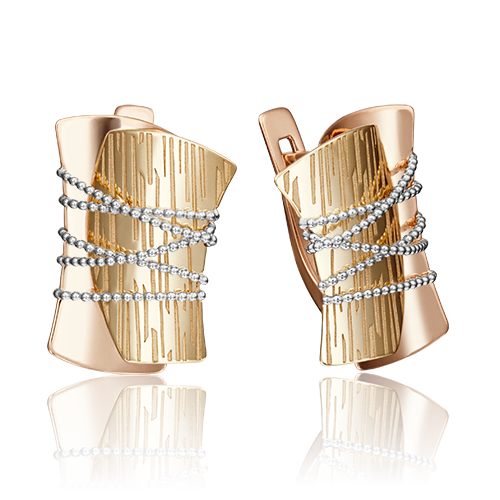 

Серьги из золота PLATINA jewelry 02-4142, 02-4142