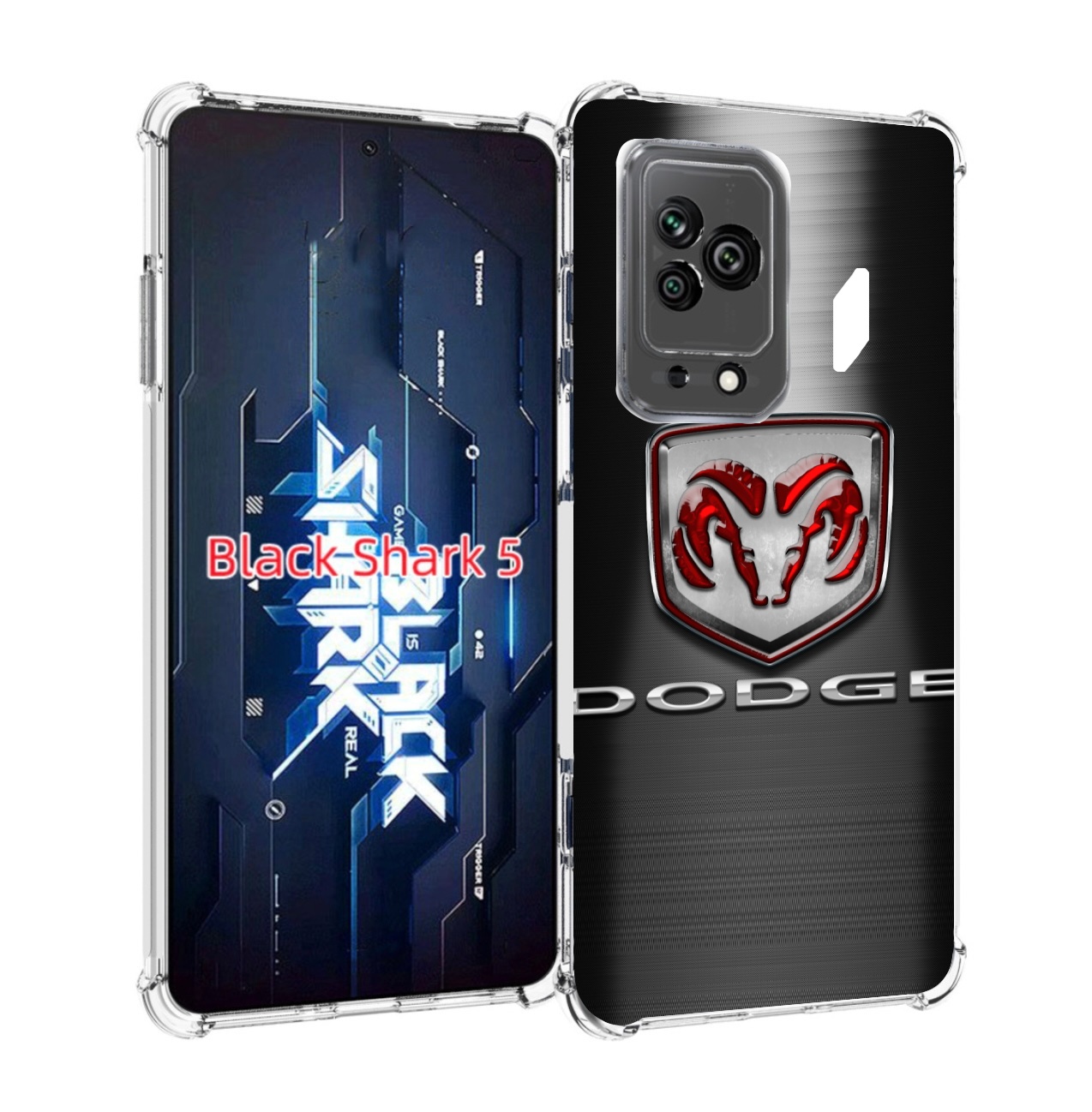 

Чехол MyPads dodge додж 1 мужской для Xiaomi Black Shark 5, Прозрачный, Tocco