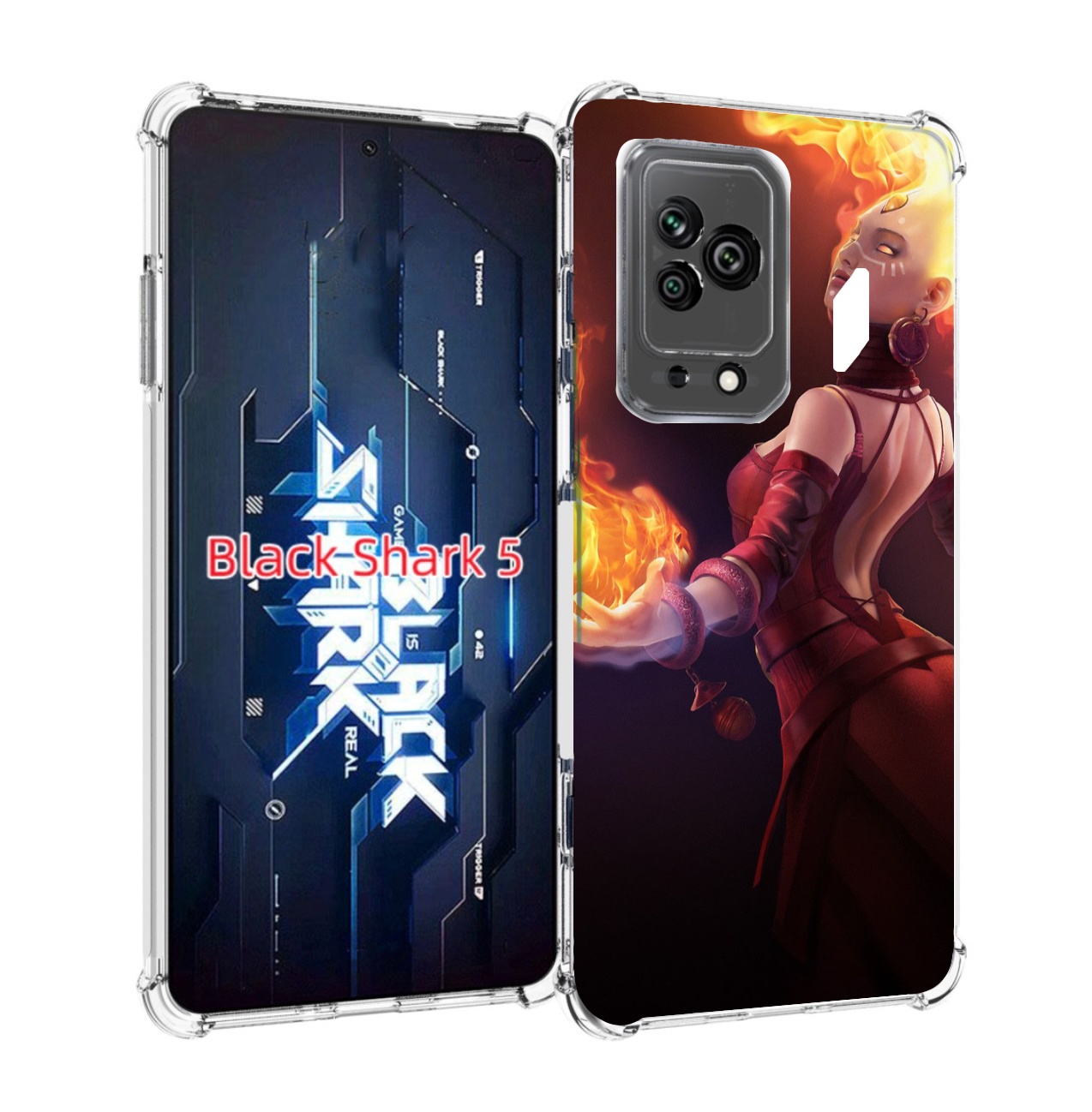 

Чехол MyPads dota 2 Lina для Xiaomi Black Shark 5, Прозрачный, Tocco