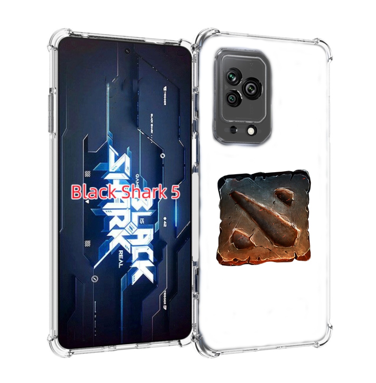 

Чехол MyPads dota 2 логотип 2 для Xiaomi Black Shark 5, Прозрачный, Tocco