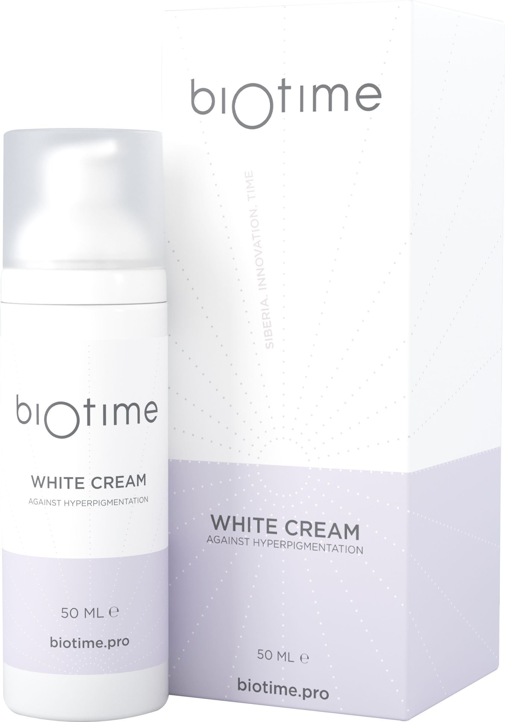 Крем для пигментированной кожи BIOTIME WHITE CREAM 50 мл botavikos гидролат лаванды и бетаин для восстановления баланса обезвоженной кожи 150