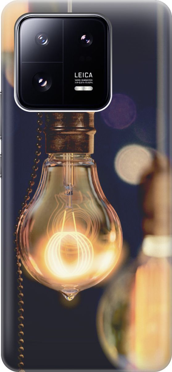 

Силиконовый чехол на Xiaomi 13 Pro Про с эффектом блеска "Ретро-лампа", Желтый;синий, 158970