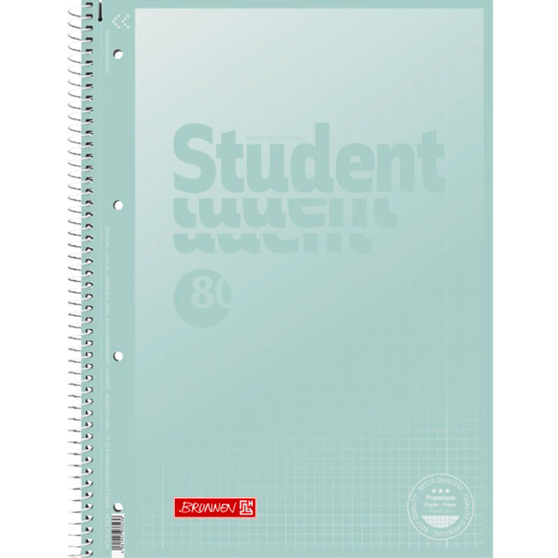 

Тетрадь Brunnen Student Premium Pastel в клетку А4
