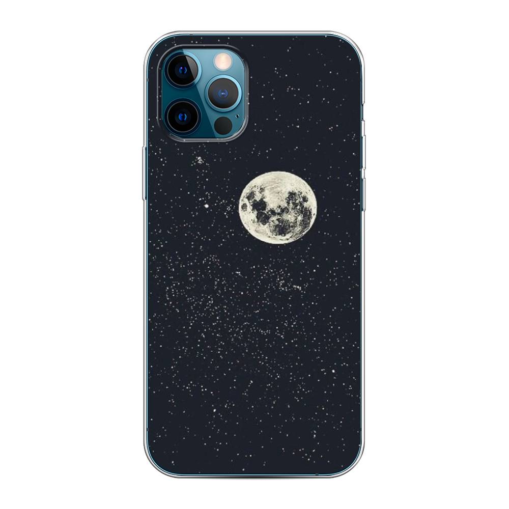 

Чехол на Apple iPhone 12 "Полнолуние", Красный, 12850-2