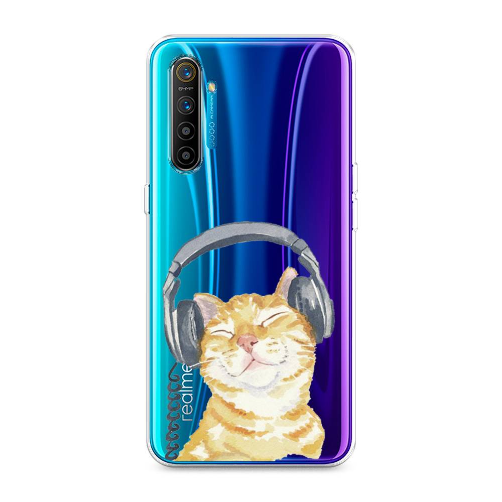 

Силиконовый чехол "Кот меломан" на Realme XT, Кот меломан
