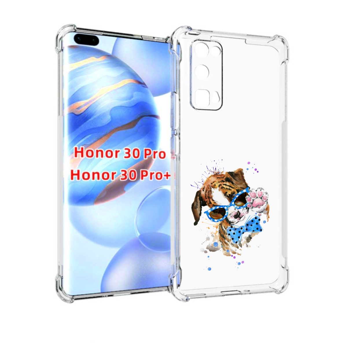 

Чехол бампер MyPads лапочка для Honor 30 Pro, Прозрачный, Tocco