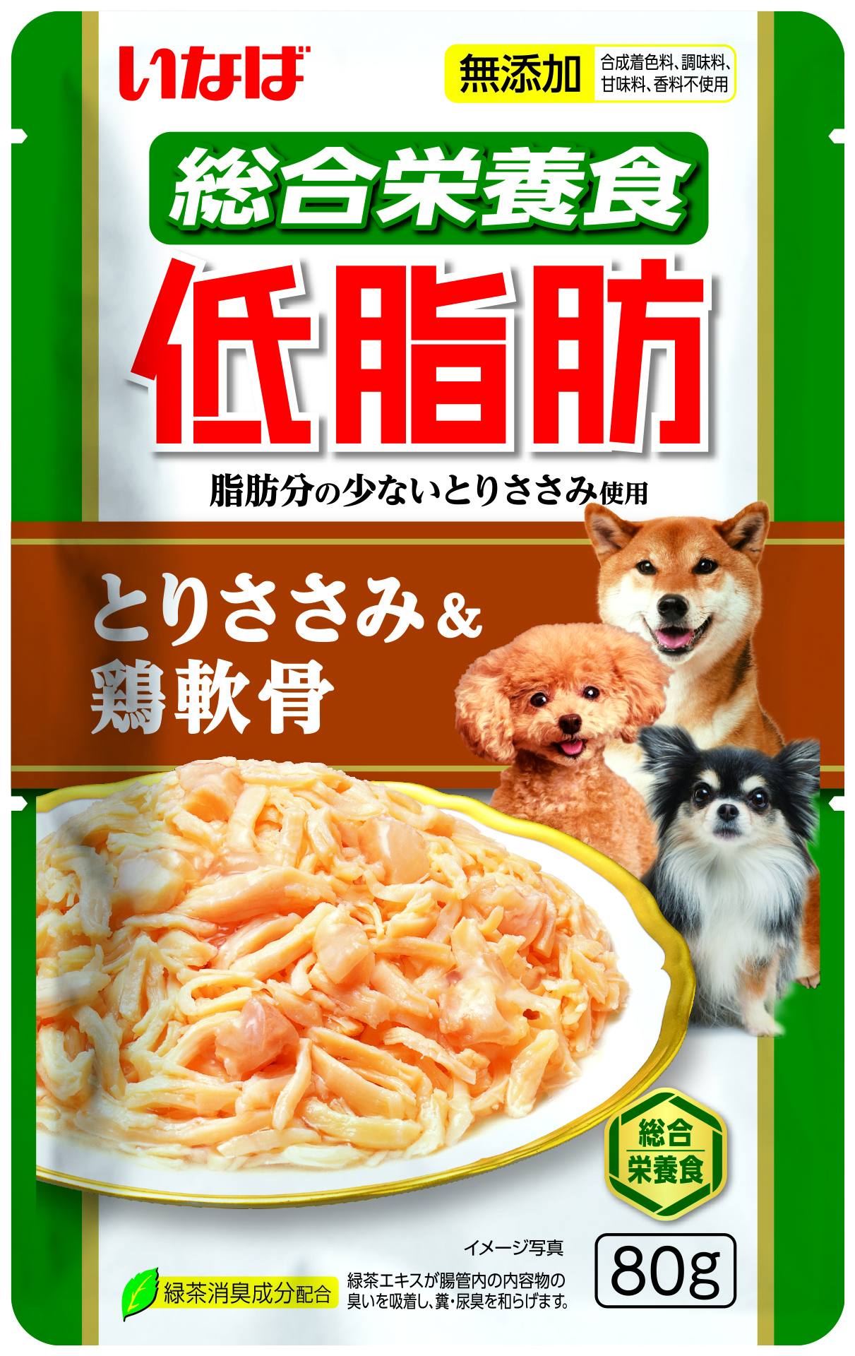 Влажный корм для собак INABA Teishibo, с куриным филе и куриными хрящами, 80 г, 12 шт