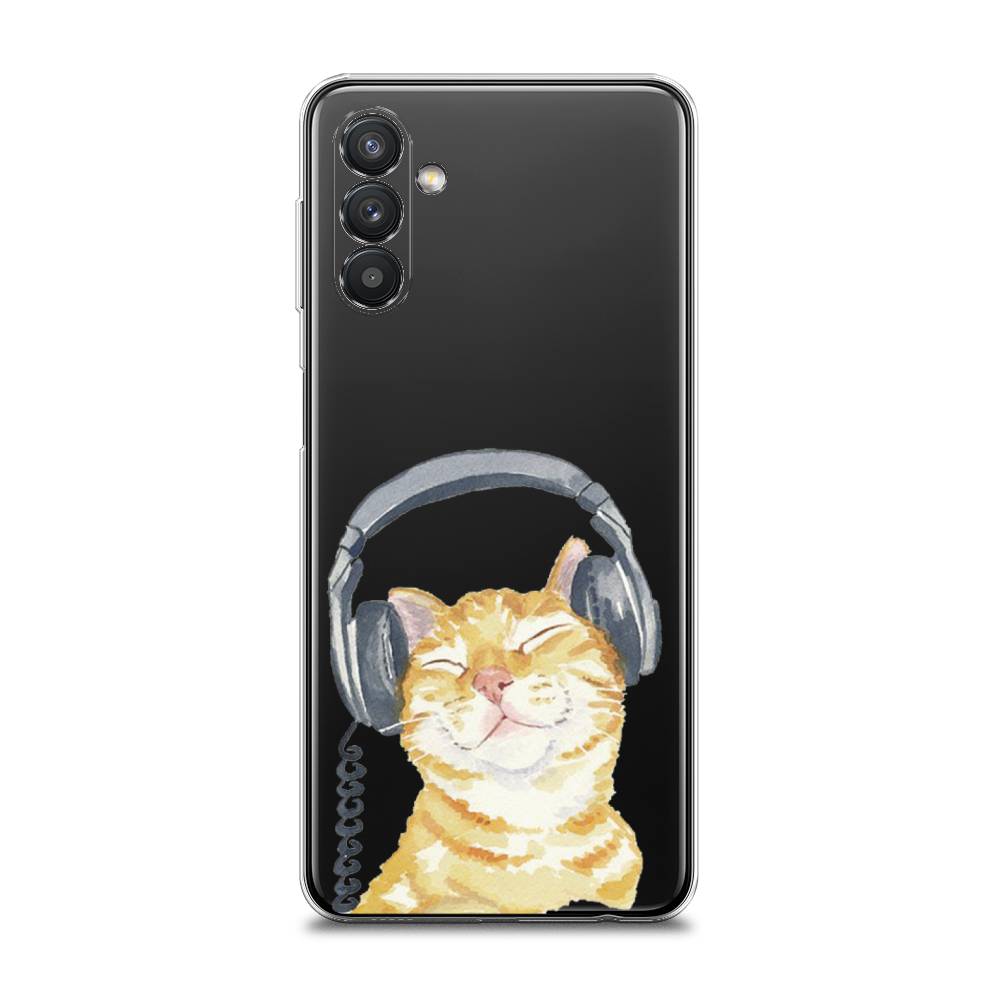 

Силиконовый чехол "Кот меломан" на Samsung Galaxy A13 5G, Кот меломан