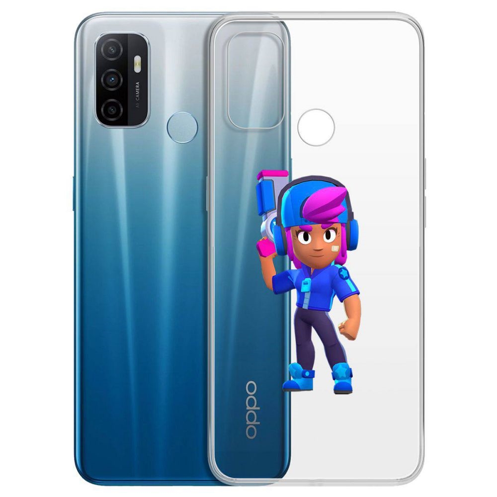 

Чехол-накладка Brawl Stars-Звёздная Шелли для Oppo A53 (2020)/A33 (2020)