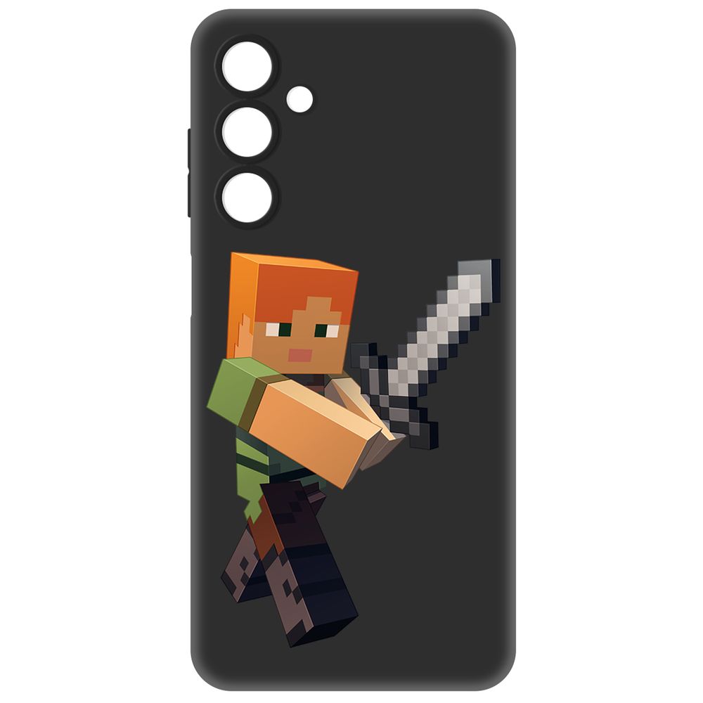 

Чехол-накладка Krutoff Soft Case Minecraft-Алекс для Samsung Galaxy A25 5G (A256) черный