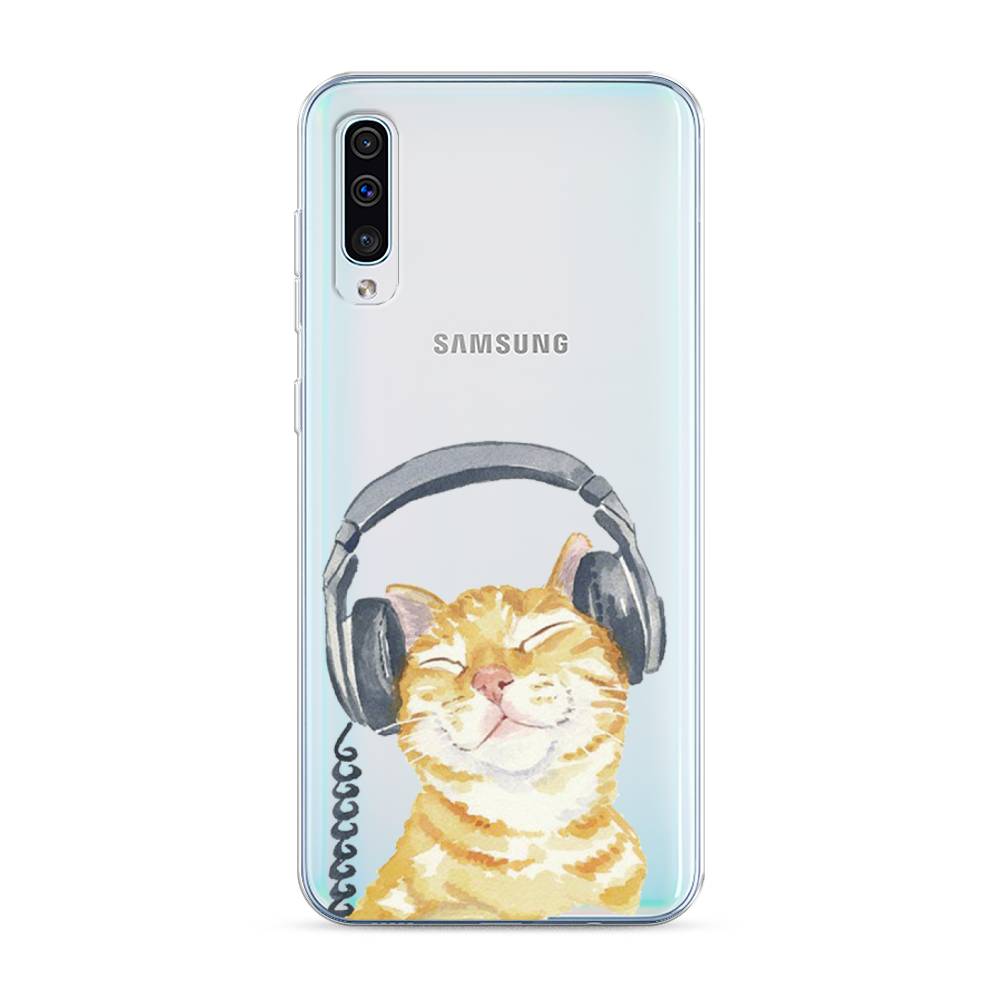 

Силиконовый чехол "Кот меломан" на Samsung Galaxy A30s, Кот меломан