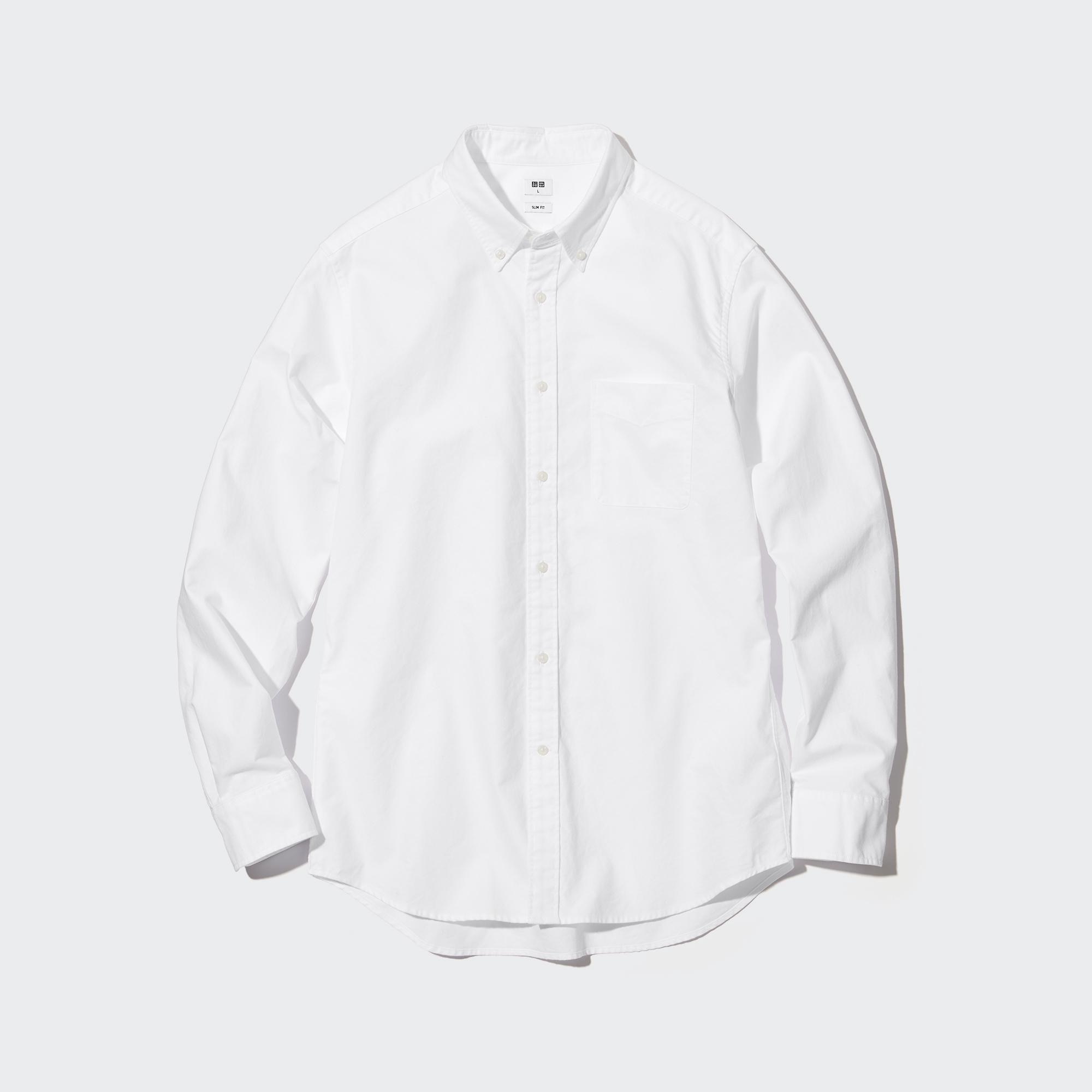 

Рубашка мужская UNIQLO 448347COL01 белая 2XS (доставка из-за рубежа), 448347COL01