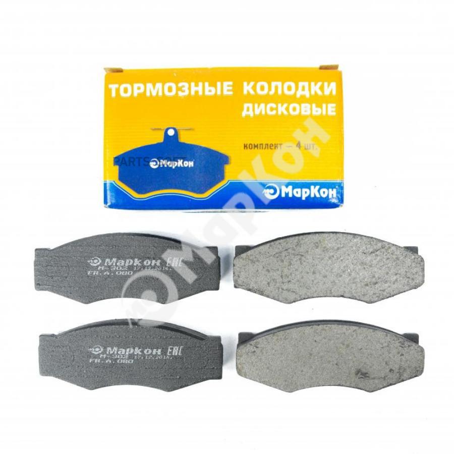 

Колодки дисковые п.\ Nissan Bluebird 1.8-2.0D 84-90/Serena 2.0/D 92> 1шт MARKON 08000170, 08000170