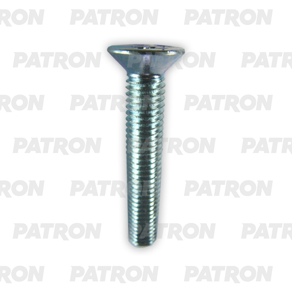 

PATRON P37-2627T Болт металлический белый с потайной головкой M8X20 10шт
