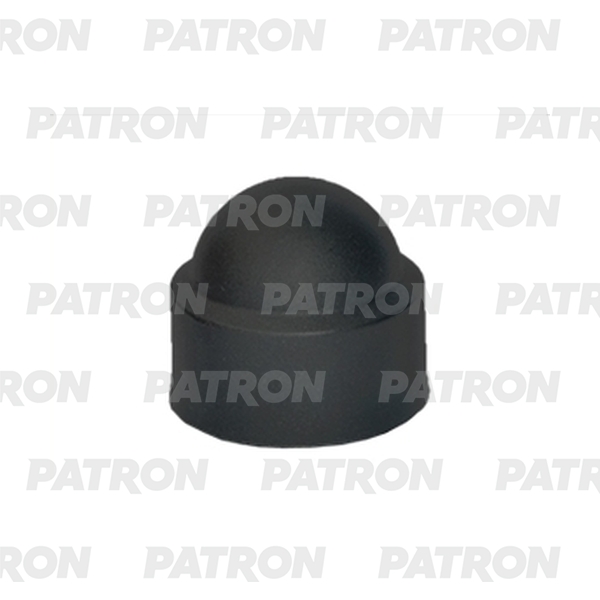 PATRON P37-2759T Заглушка пластиковая колпачек для болта черный M12  10шт