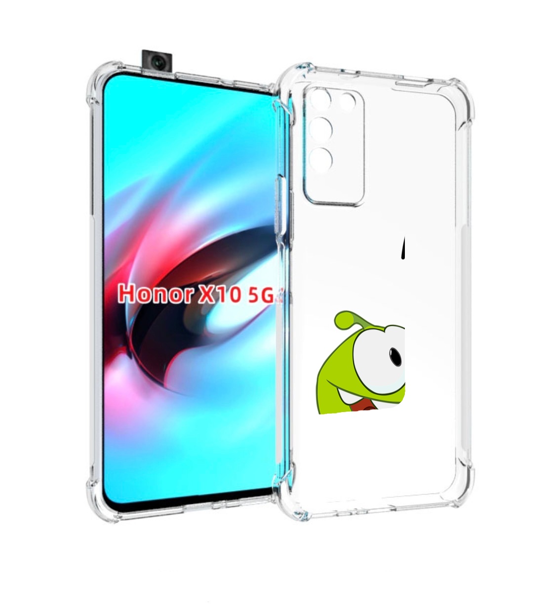 

Чехол MyPads попрыгунчик для Honor X10, Прозрачный, Tocco