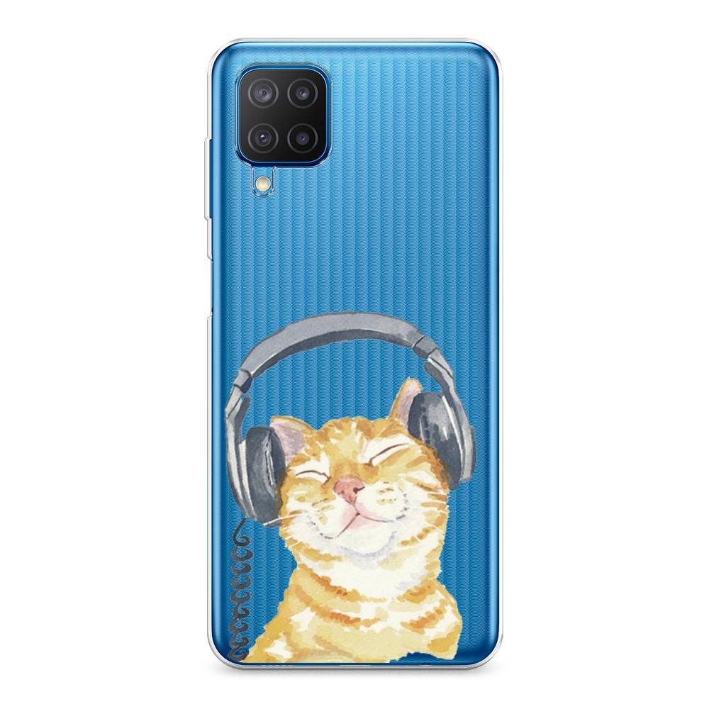 

Силиконовый чехол "Кот меломан" на Samsung Galaxy M12, Кот меломан