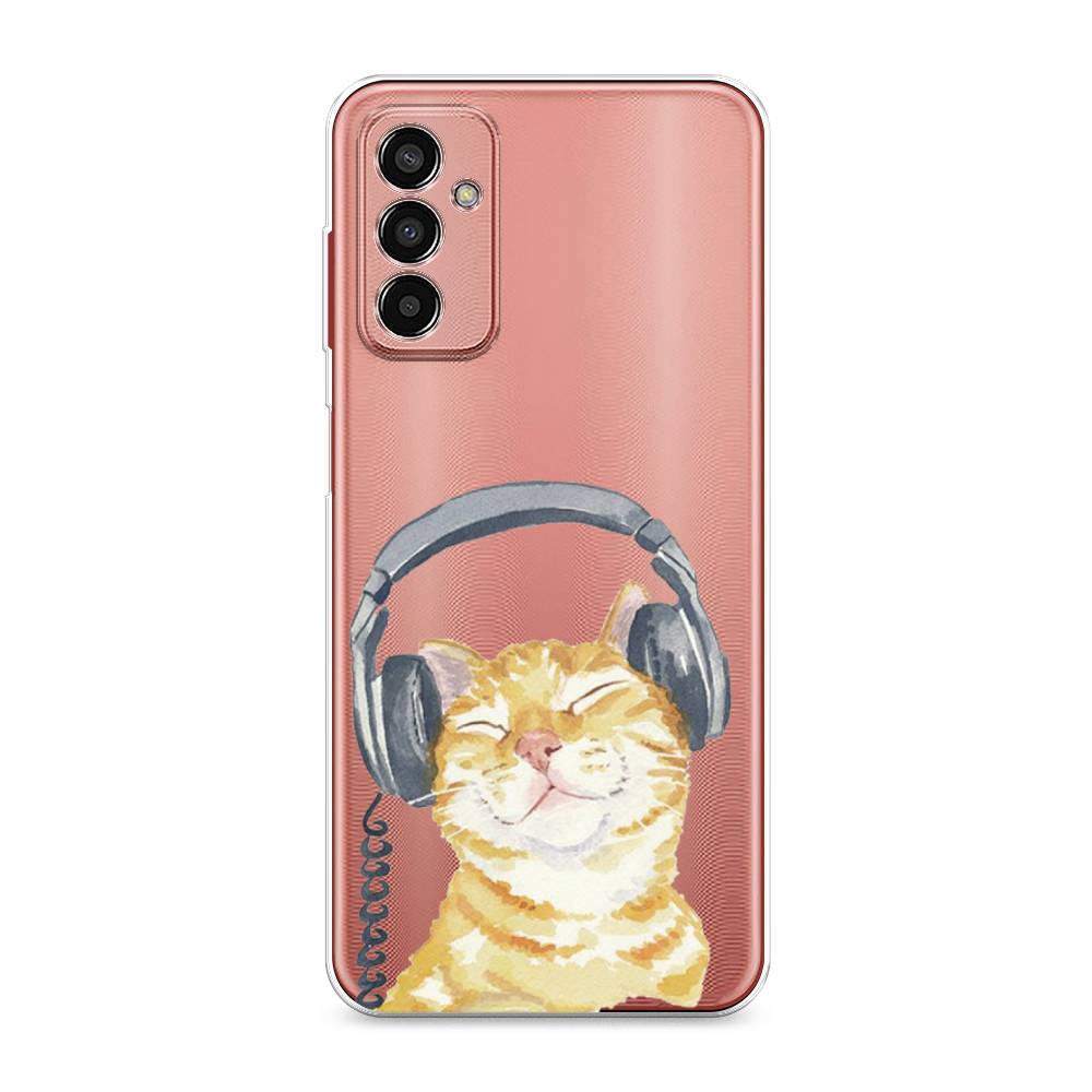 

Силиконовый чехол "Кот меломан" на Samsung Galaxy M13, Кот меломан