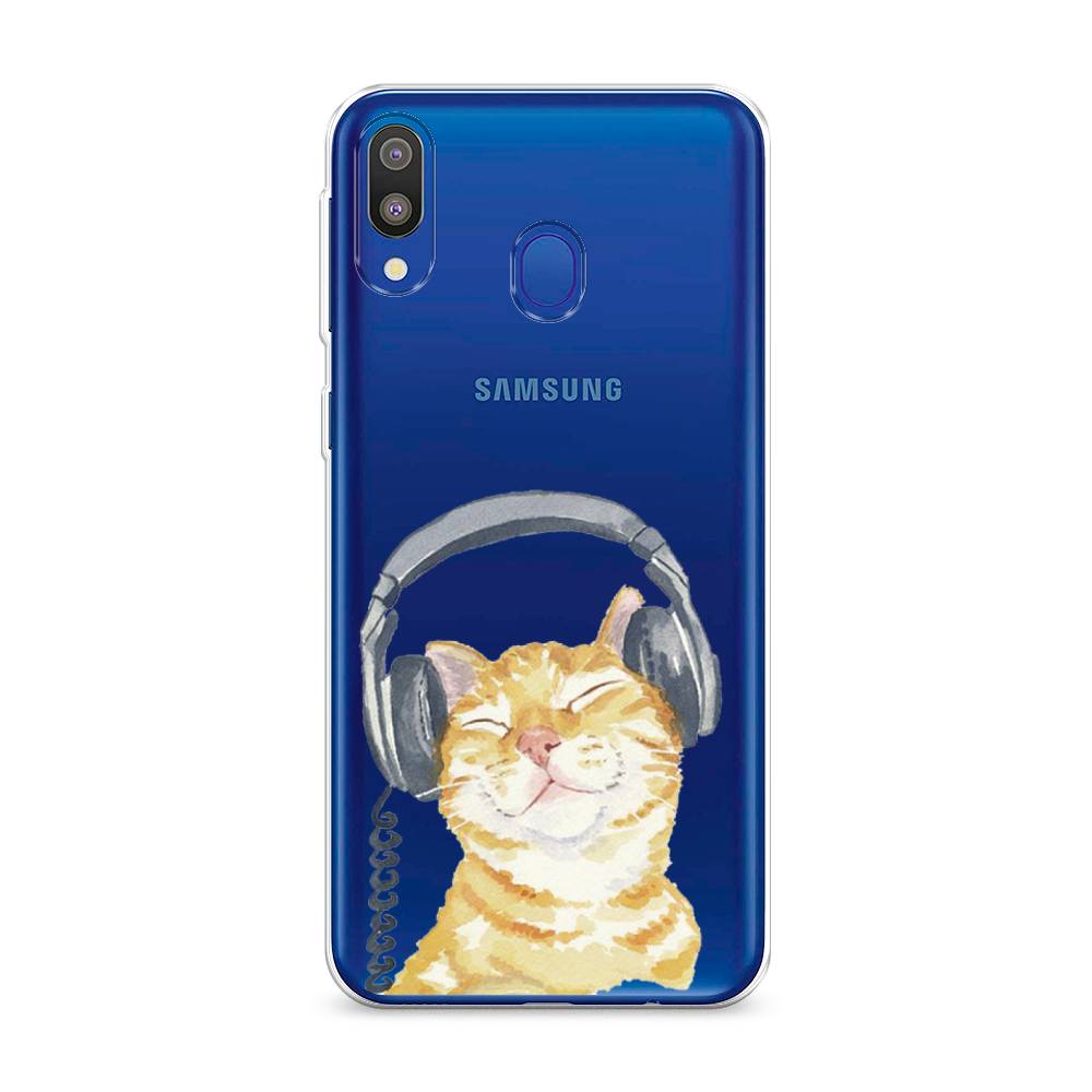 

Силиконовый чехол "Кот меломан" на Samsung Galaxy M20, Кот меломан