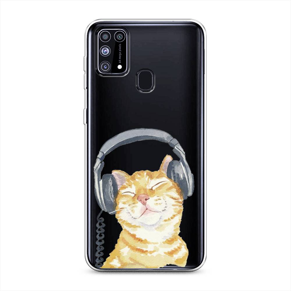 

Силиконовый чехол "Кот меломан" на Samsung Galaxy M31, Кот меломан