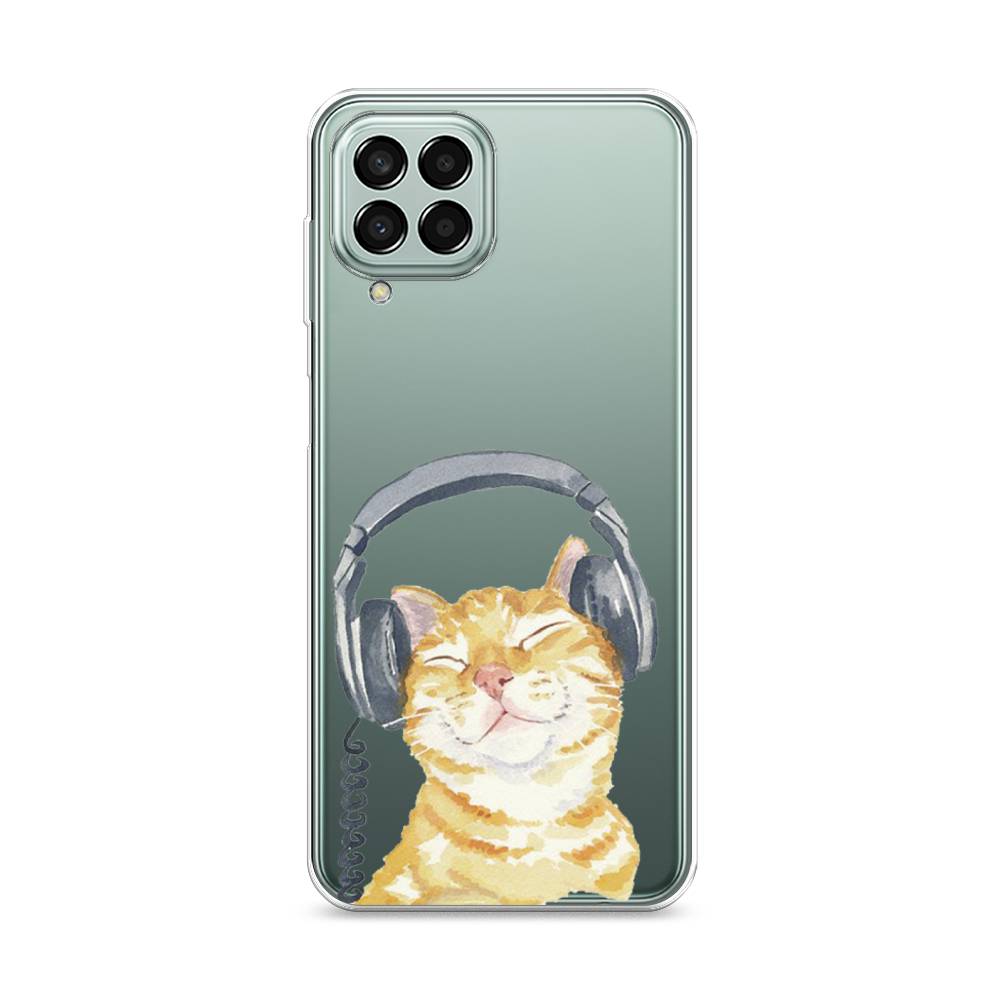 

Силиконовый чехол "Кот меломан" на Samsung Galaxy M33, Кот меломан