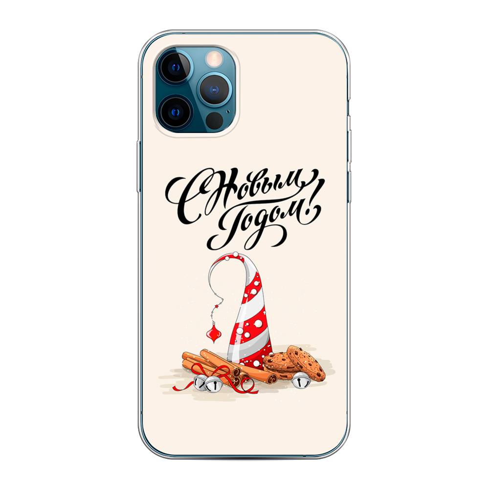 

Чехол на Apple iPhone 12 "Подарки на Новый Год", Бежевый;красный;черный, 12850-5