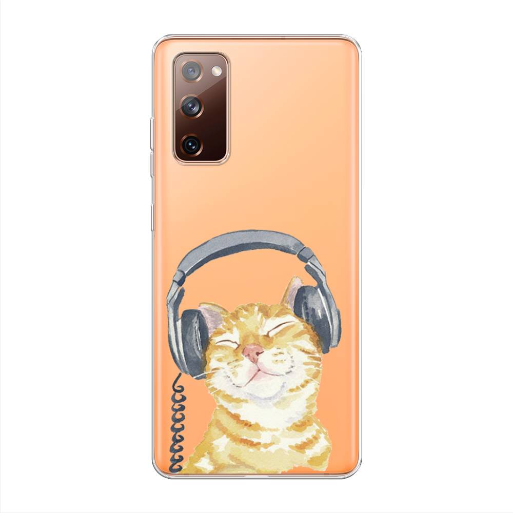 

Силиконовый чехол "Кот меломан" на Samsung Galaxy S20 FE, Кот меломан